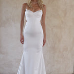 video of Sweetheart Neckline wedding dress on Joi Dress with Spaghetti Straps from the bryde